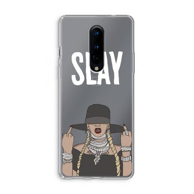 Slay All Day: OnePlus 8 Transparant Hoesje