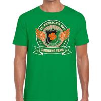 St. Patricks day drinking team t-shirt - groen - heren - St Patrick's day kleding