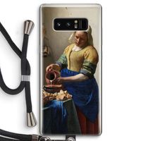 The Milkmaid: Samsung Galaxy Note 8 Transparant Hoesje met koord