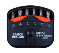 Bahco bits set 7pcs torsion ph,pz,t | 60T/7-1 - 60T/7-1