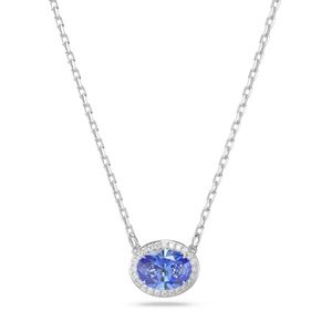 Swarovski 5671809 Ketting Constella zilverkleurig-blauw-wit 38-45 cm