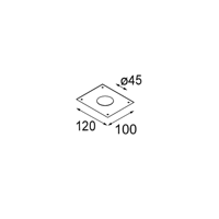 Modular - Plaster kit 100x120-45 1x Modular - Plaster kit 100x120-45 1x