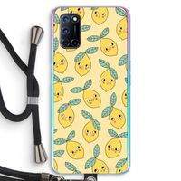 Citroenen: Oppo A92 Transparant Hoesje met koord