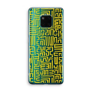 Majorelle Blue Print: Huawei Mate 20 Pro Transparant Hoesje