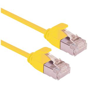 ROLINE F/UTP DataCenter Patchkabel Cat.6A (Class EA), LSOH, extra dun, geel, 2 m