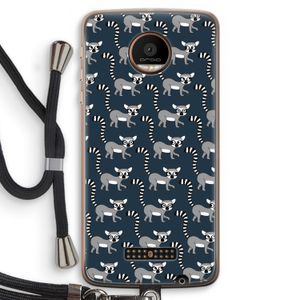 Makis: Motorola Moto Z Force Transparant Hoesje met koord