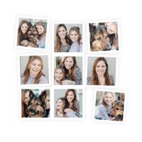 Foto magneten - 7x7 cm - 9 stuks