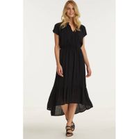Imagine midi jurk zwart - thumbnail