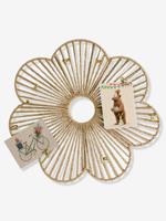 Collage van bloemen van papierkoord beige Collage van bloemen van papierkoord beige