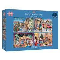 Magic of Christmas Puzzel 4x 500 Stukjes