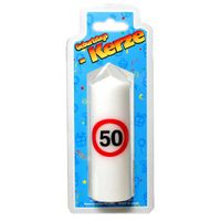 50 jaar versiering kaars
