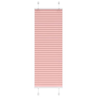 Pliss rolgordijn 45x150 cm stofbreedte 44,4 cm polyester roze