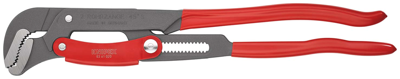 Knipex Pijptang S-Vormig | 560 mm Lengte | Snelle Instelling | Rood Poedergecoat - 83 61 020