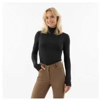 Anky Mockneck Shirt zwart maat:m