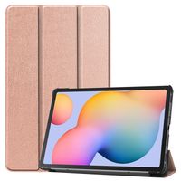 3-Vouw sleepcover hoes - Samsung Galaxy Tab S6 Lite - Rose Goud