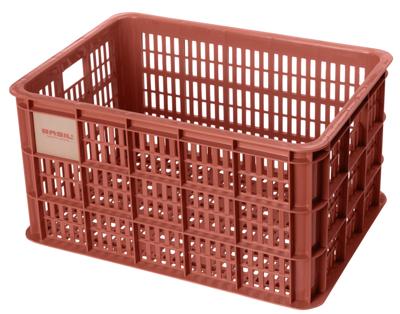 Basil fietskrat gerecycled L 40 liter rood 21161