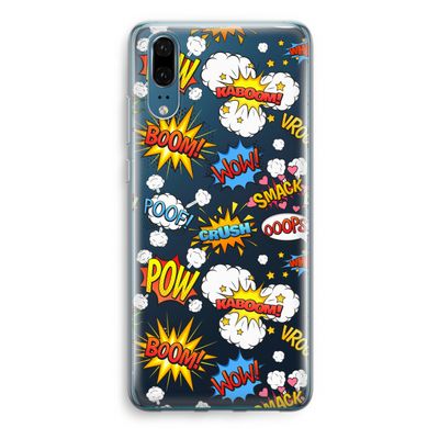 Pow Smack: Huawei P20 Transparant Hoesje