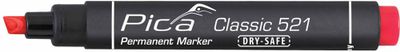 Pica 521/40 permanent marker 2-6mm beitel rood