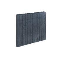 3 stuks! Mini palissadeband zwart 6x60x50 cm - Gardenlux