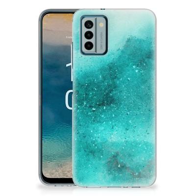 Smartphone hoesje Nokia G22 Painting Blue Smartphone hoesje Nokia G22 Painting Blue