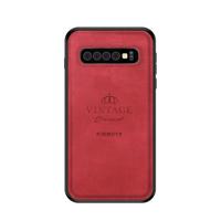 PINWUYO Shockproof waterdicht volledige PC TPU + huid beschermhoes voor Galaxy S10 Plus(Red)