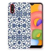 Samsung Galaxy A01 | TPU Case | Flower Blue