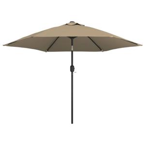 The Living Store Parasol - Taupe - 300 x 222 cm - UV-beschermend polyester