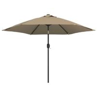 The Living Store Parasol - Taupe - 300 x 222 cm - UV-beschermend polyester - thumbnail