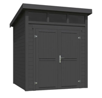 Blokhut Kibo 1 200x200 Carbon Grey - Outdoor life