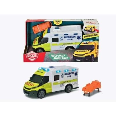 Samu ambulance - Dickie - IVECO Daily - Vrijloop - Geluids- en lichteffecten
