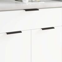 Handvat 725 pcs Zwart 120 x 39.6 x 17 mm Aluminium