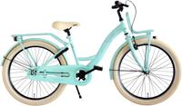 Kinderfiets Kyoso Blossom Breeze 24 inch met remnaaf - mat mintgroen