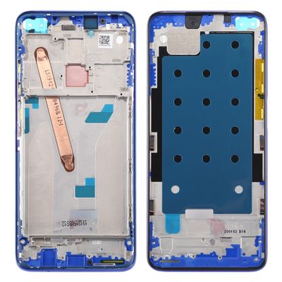 Front Housing LCD Frame Bezel Plate voor Xiaomi Redmi K30 5G (Blauw)