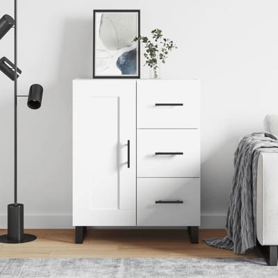 Dressoir 69,5x34x90 cm bewerkt hout wit