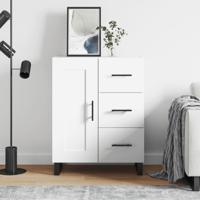 Dressoir 69,5x34x90 cm bewerkt hout wit