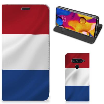 LG V40 Thinq | Standcase | Nederlandse Vlag