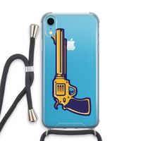 Pew Pew Pew: iPhone XR Transparant Hoesje met koord