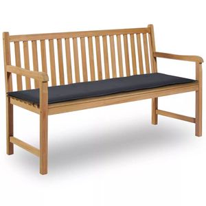 VidaXL Tuinbankkussen 150x50x3 cm oxford stof antracietkleurig
