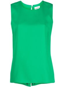 P.A.R.O.S.H. blouse à design sans manches - Vert