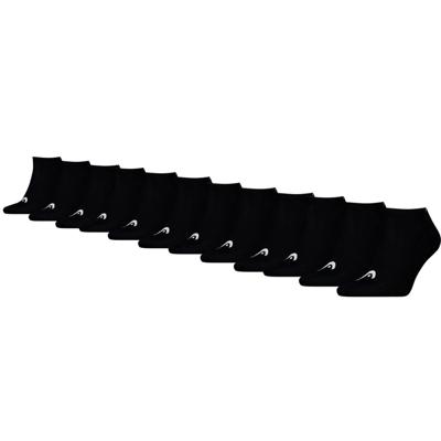 HEAD Sneakersokken Training 12-pack Zwart-43/46