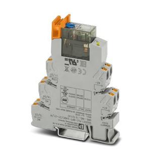 Phoenix Contact PLC-RPT- 24DC/21-21/MS Relaismodule Nominale spanning: 24 V/DC Schakelstroom (max.): 6 A 2x wisselcontact 1 stuk(s)