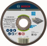 Bosch Accessoires Doorslijpschijf recht Expert for Inox AS 46 T INOX BF, 115 mm, 22,23 mm, 2,0 mm - 1 stuks - 2608600093