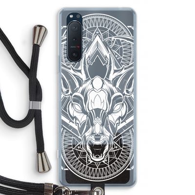 Oh Deer: Sony Xperia 5 II Transparant Hoesje met koord