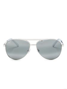 Maui Jim lunettes de soleil Seacliff à monture pilote - Argent