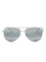 Maui Jim lunettes de soleil Seacliff à monture pilote - Argent