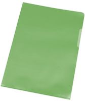 Q-CONNECT L-map, groen, 120 micron, pak van 10 stuks - thumbnail