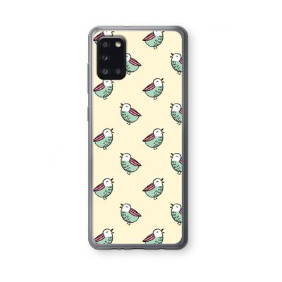 Vogeltjes: Samsung Galaxy A31 Transparant Hoesje