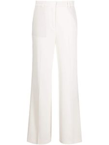 Alberto Biani pantalon ample à taille haute - Blanc