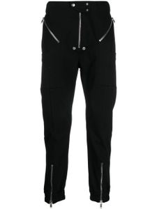 Rick Owens pantalon slim à détails de zips - Noir