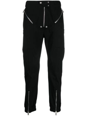 Rick Owens pantalon slim à détails de zips - Noir
